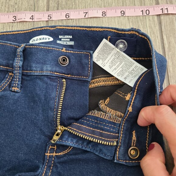 Old Navy Ballerina Blue Jeggings Girls Size 5 - Picture 8 of 10